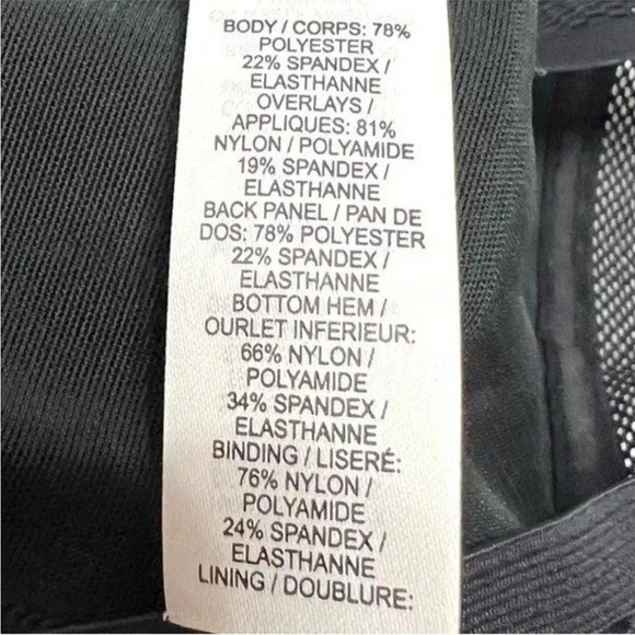 Nike Dri-Fit ADV Ultrabreathe Black Mesh Unpadded Sports Training Bra Size XL - Picture 12 of 12